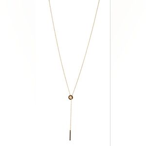 Liv Oliver Lariat "Y" Necklace